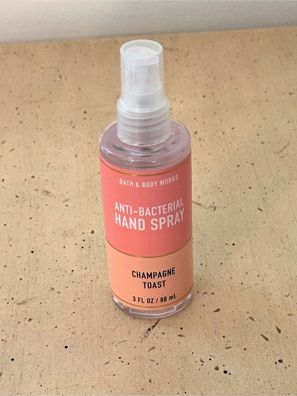 Bath & Body Works Champagne Toast Anti-Bacterial Hand Spray 3 fl oz NWT